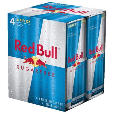 Red Bull Sugar Free Energy Drink 8 4oz 4 Pack Order Online For