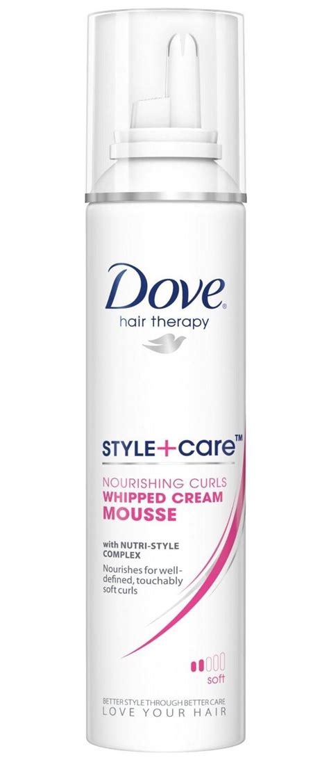 Dove Style Care Curls Defining Mousse Soft Hold Oz Celebrity Hair