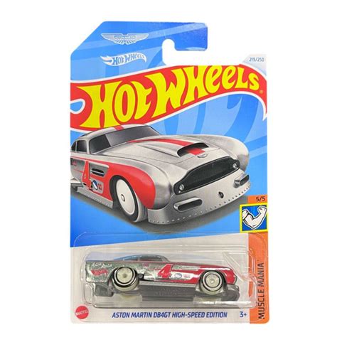Машинка Hot Wheels металлическая масштаб 1 64 ASTON MARTIN DB4GT HIGH SPEED EDITION купить на