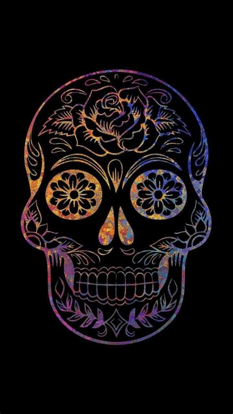 Dia De Los Muertos Iphone Wallpaper