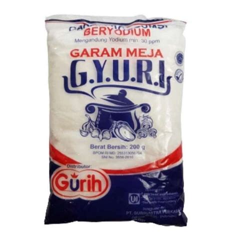 Jual Garam Dapur Meja Halus GYURI Beryodium Original Bandung Sembako