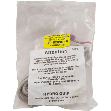 Temp Sensor Gecko Sspa Hot Tub Parts For Spas Quality Spa Parts Company