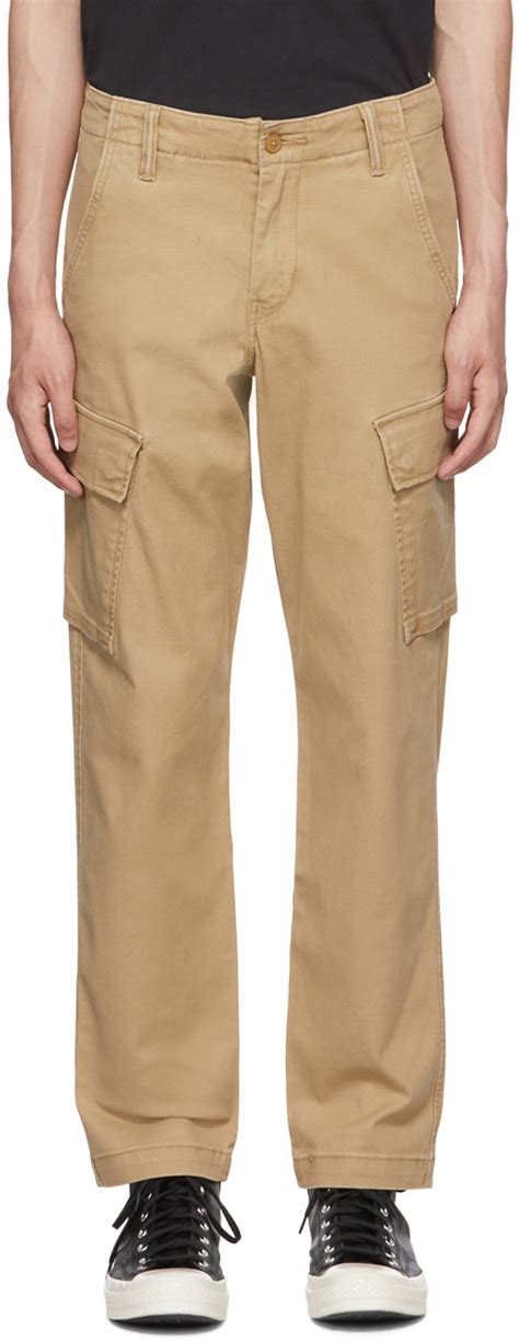 Buy Levis Brown Xx Cargo Pants Harvest Gold S Twll At 38 Off