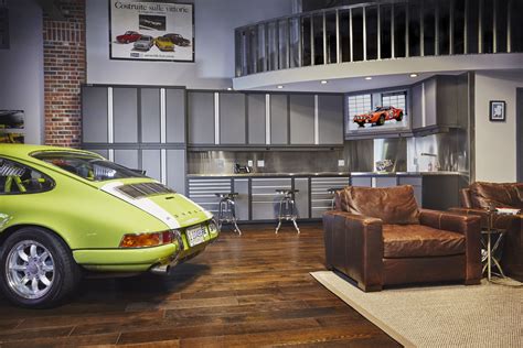 Create A Luxury Garage For Your Car Collection With Baldhead Cabinets