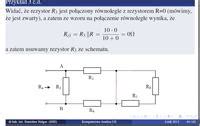 Jak obliczyć rezystancję zastępczą w połączeniu bezrezystancyjnym