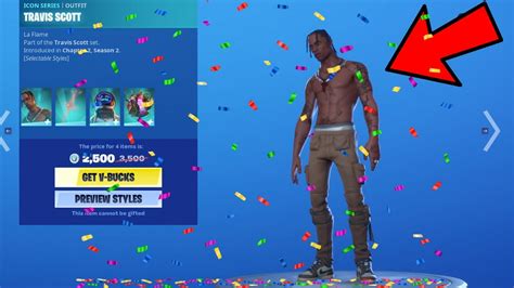 TRAVIS SCOTT SKIN CONFIRMED Return Release Date In Fortnite Item Shop