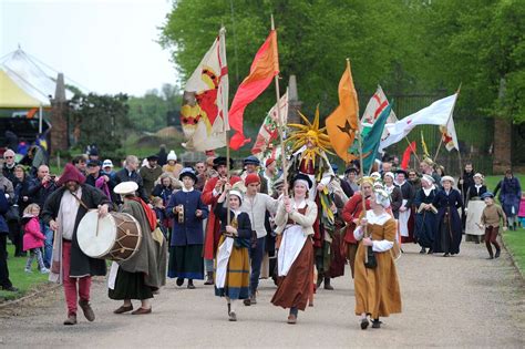 Pictures Thousands Join Tudor May Day Celebrations At Kentwell Hall In