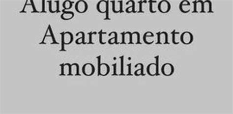 Alugo quarto em Apartamento mobiliado MGF Imóveis MGF Imóveis