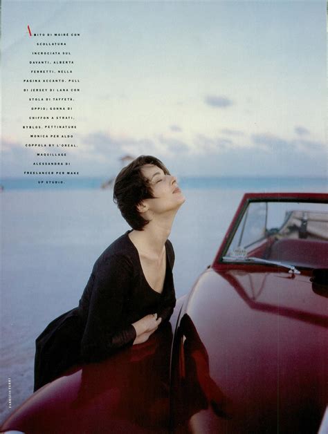 Isabella Rossellini By Fabrizio Ferri Vogue Italia Dec 1988 Swedish Actresses Isabella