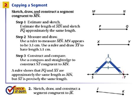 Measuring And Constructing Segments Themath