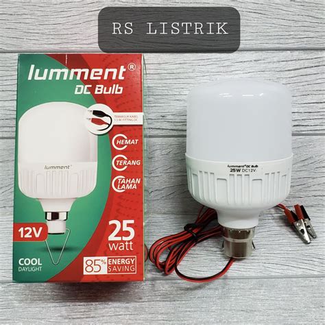 Jual Lampu DC LED Lumment DC 25 Watt Lampu Aki 12V Shopee Indonesia