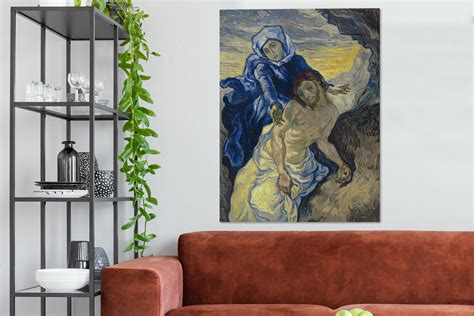 TOILE PIETÀ D APRÈS Delacroix Vincent van Gogh Decoration murale