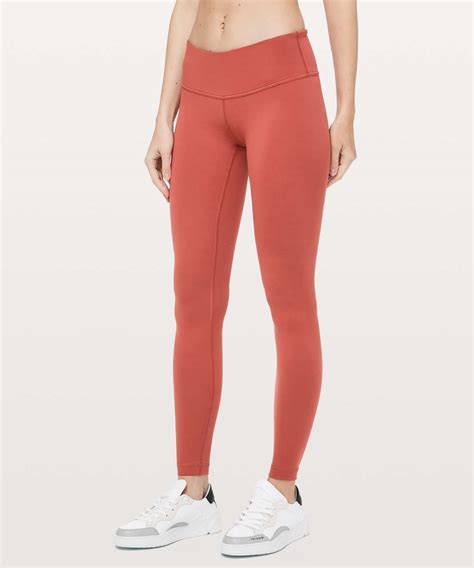 Lululemon Wunder Under Low Rise Tight Full On Luxtreme 28 Brick