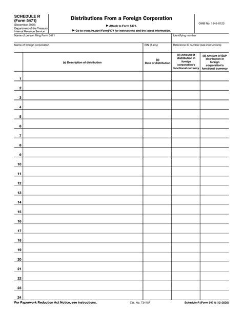 Irs Form 5471 Fillable - Printable Forms Free Online