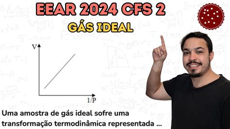 EEAR 2024 2 Uma amostra de gás ideal sofre uma transformação