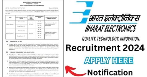 Bel Recruitment For Project Engineer And Technician Posts