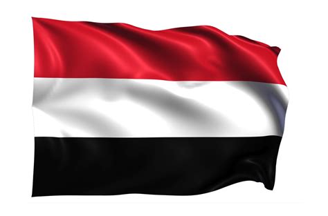 Yemen Waving Flag Realistic Transparent Background 15309501 Png