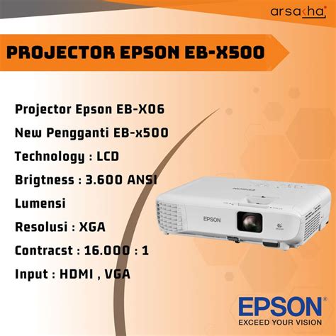 Projector Epson Eb X