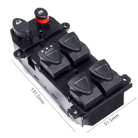 New Front Left Driver Side Electric Power Window Switch For Honda Civic