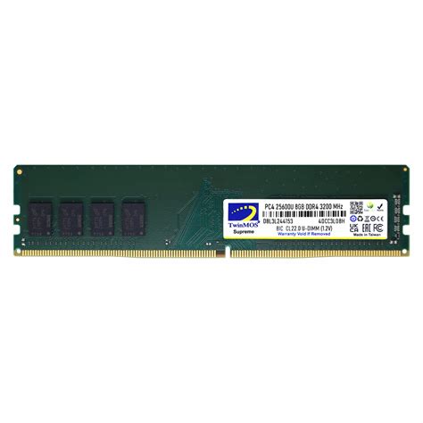 خرید رم TwinMOS DDR4 U DIMM 8GB Single 3200MHz CL22 از فروشگاه اگزو گیم