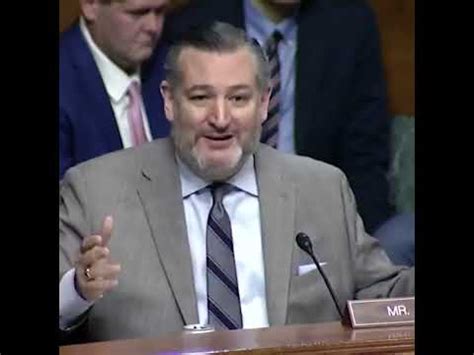 Senator Ted Cruz Slams Judicial Nominee Is Breathtaking Moment Youtube