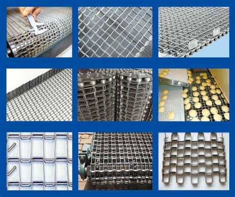 Spiral Freezer Stainless Steel Wire Mesh Belt For Food Cooling Industry