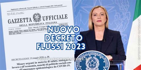 Decreto Flussi Triennio Ecco Il Click Day Portale Immigrazione