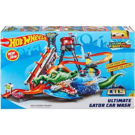 Hot Wheels City ultimátní automyčka s aligátorem KIDS cz