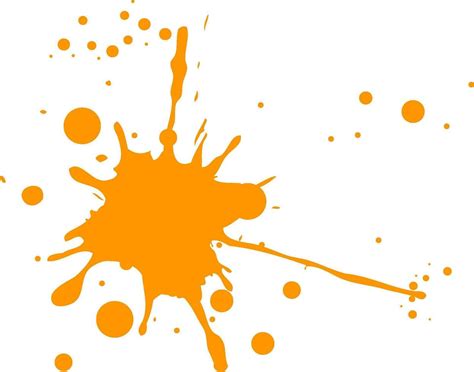 Illustration Of Splash Art In Orange Color 24826781 Vector Art At Vecteezy