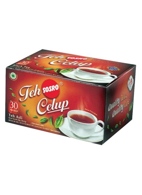 Teh Celup Sosro Teh Sosro Celup Black Tea 30 X 2 G SIPLah