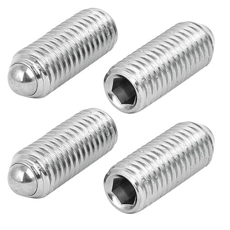 Uxcell M X Mm Stainless Steel Spring Hex Socket Ball Point Grub