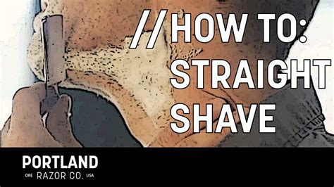 Easy How To Straight Razor Shave Youtube