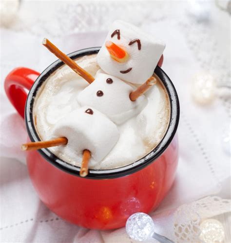 Diy Marshmallow Snowman Hot Chocolate Topper Vita Daily