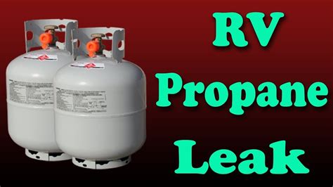 How To Repair A Propane RV Gas Leak Hose Assembly YouTube