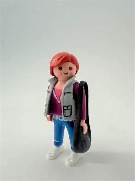 Playmobil Personnages Femme Moderne City Ville Sac A Main