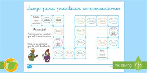 Juego Practicar Conversaciones Lehrer Gemacht Twinkl