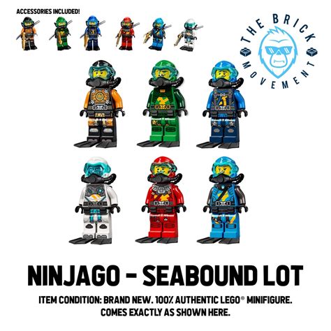 LEGO® NINJAGO Seabound Minifigure Lot | Shopee Philippines