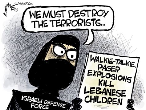 Paging Terrorists - by Clay Jones - Claytoonz