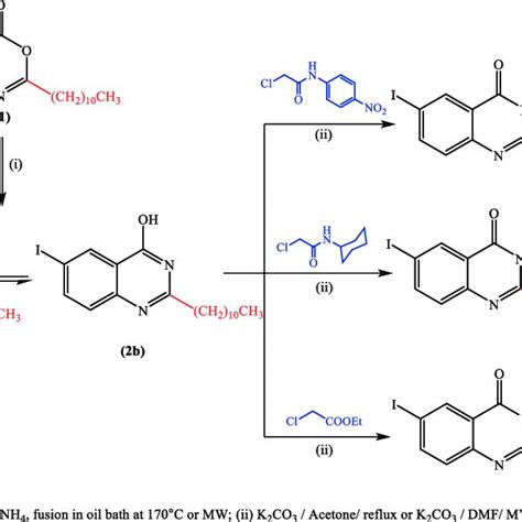 Scheme 1 N Alkylation Of Quinazolinone Derivative 2 Download