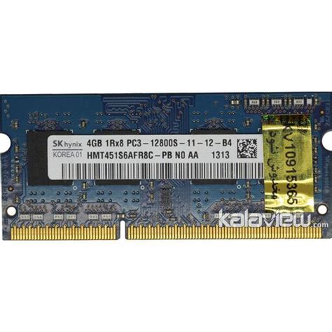 خرید و قیمت رم لپ تاپ اس کی هاینیکس 4GB مدل DDR3 باس 1600MHZ 12800 کره