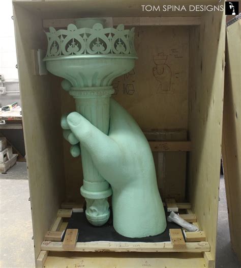 Statue Of Liberty Torch Trade Show Prop Tom Spina Designs Tom Spina