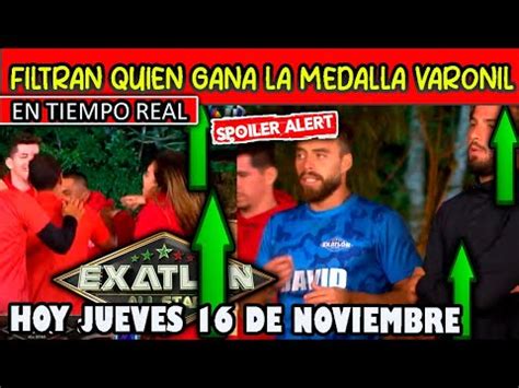 IMPACTANTE FILTRAN QUIEN GANA LA MEDALLA VARONIL HOY JUEVES 16 DE