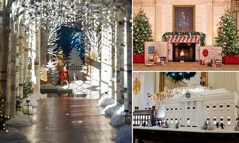 Jill Biden unveils White House Christmas decorations | Daily Mail Online