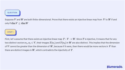 SOLVED Suppose V And W Are Both Finite Dimensional Prove That Numerade