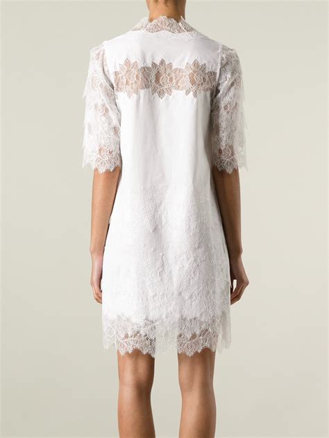 Ermanno Scervino Lace Dress In White Lyst