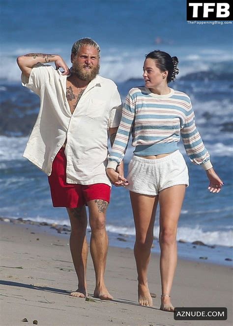 Sarah Brady Sexy Seen Flaunting Her Hot Bikini Body At The Beach With Jonah Hill AZNude