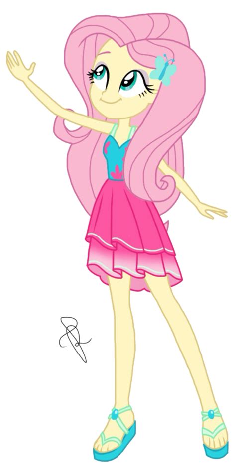 Eqg Series Fluttershy In Resort Wearing By Ilaria122 Mlp Çizim