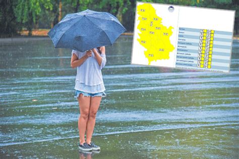 DRAMATIČNO UPOZORENJE RHMZ Stižu nam jaki pljuskovi i grmljavina na