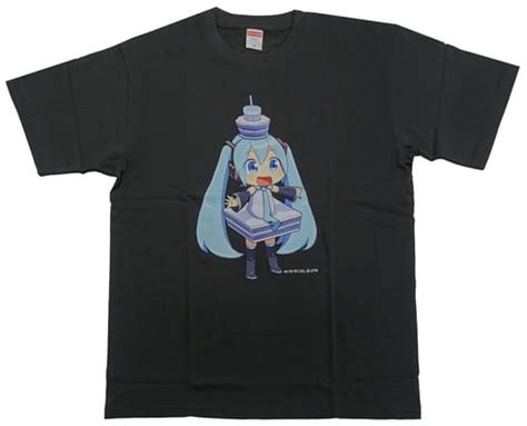 駿河屋 初音ミク Tシャツ グレー Xlサイズ 「通天閣×初音ミク Collaboration 2020」（tシャツ）