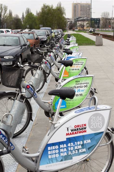 Bicycle Rental Velobike in Moscow Editorial Stock Photo - Image of ...